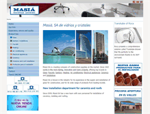 Tablet Screenshot of masia-sa.com